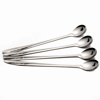 4Pcs/set Long Handle Stainless Steel Tea Coffee Spoon Cocktail Ice Cream Soup Spoons Cutlery
4Pcs/set Long Handle Stainless Steel Tea Coffee Spoon Cocktail Ice Cream Soup Spoons Cutlery