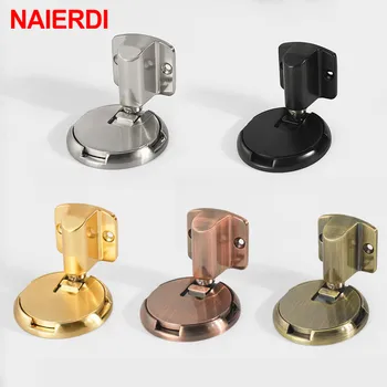 NAIERDI Zinc Alloy Mechanical Door Stop Nail Free Door Stopper Door Holders Catch Floor Stop Doorstop Furniture Door Hardware 
NAIERDI Zinc Alloy Mechanical Door Stop Nail Free Door Stopper Door Holders Catch Floor Stop Doorstop Furniture Door Hardware