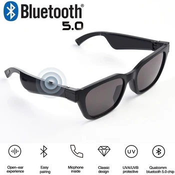 Bone Conduction Wireless Bluetooth 5.0 Headset Stereo Music Headphone with MIC for Handsfree Smart Bluetooth Sunglasses
Bone Conduction Wireless Bluetooth 5.0 Headset Stereo Music Headphone with MIC for Handsfree Smart Bluetooth Sunglasses