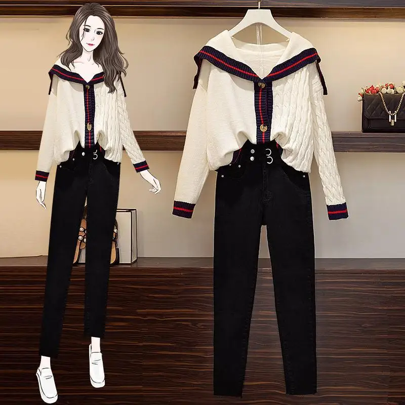 Knitted Cardigan Jacket Women Autumn and Winter 2020 New Gentle Wind Jacket Spring and Autumn Matching Pants Two-piece Suit
Knitted Cardigan Jacket Women Autumn and Winter 2020 New Gentle Wind Jacket Spring and Autumn Matching Pants Two-piece Suit