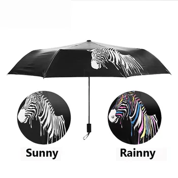 Magic Color Change Manual Umbrella Strong Waterproof UV Protection Umbrella Women Men 3 Folding Parasol Durable Rain Tool
Magic Color Change Manual Umbrella Strong Waterproof UV Protection Umbrella Women Men 3 Folding Parasol Durable Rain Tool