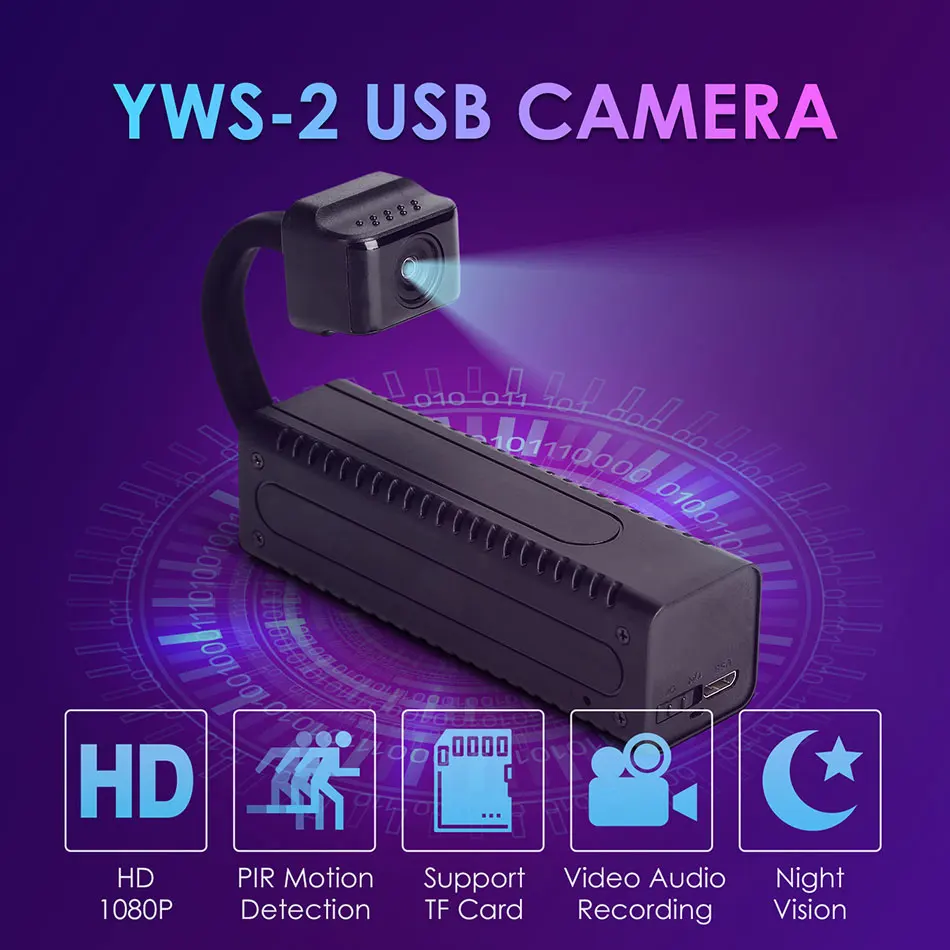 1080P Mini Camera Retractable Sports Camera Support TF Card Wifi Camcorder Night Vision Smart AI Detection Home Security Cam
1080P Mini Camera Retractable Sports Camera Support TF Card Wifi Camcorder Night Vision Smart AI Detection Home Security Cam