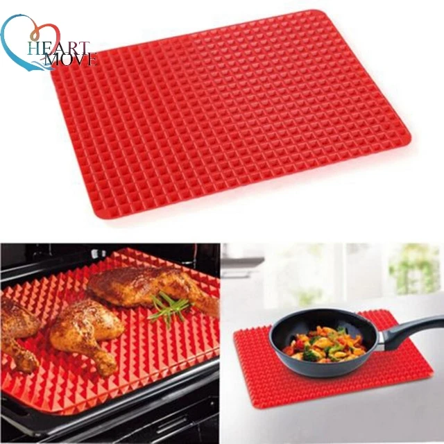 Hot 1 Piece Red Pyramid Bakeware Pan Nonstick Silicone Baking Mats Pads Moulds Cooking Mat Oven Baking Tray Sheet Baking Tools
Hot 1 Piece Red Pyramid Bakeware Pan Nonstick Silicone Baking Mats Pads Moulds Cooking Mat Oven Baking Tray Sheet Baking Tools