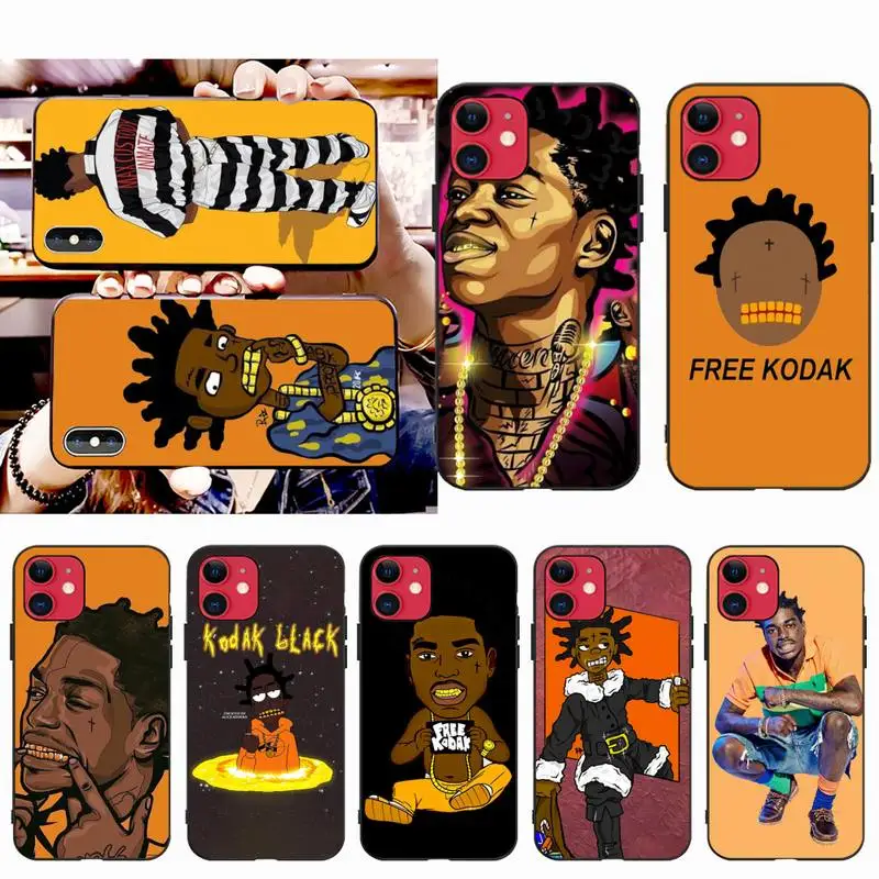 PENGHUWAN Kodak Black Rapper Customer High Quality Phone Case for iPhone 11 pro XS MAX 8 7 6 6S Plus X 5S SE XR case