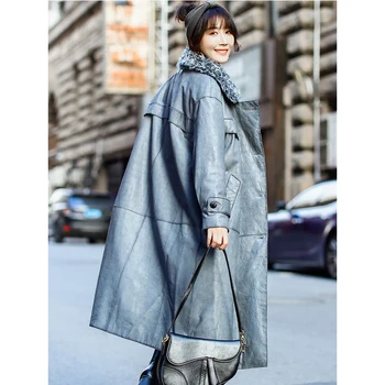 Real Genuine Leather Jacket Women Clothes 2020 Autumn Winter Streetwear Wool Collar Sheepskin Down Coat Korean Tops ZT3473
Real Genuine Leather Jacket Women Clothes 2020 Autumn Winter Streetwear Wool Collar Sheepskin Down Coat Korean Tops ZT3473