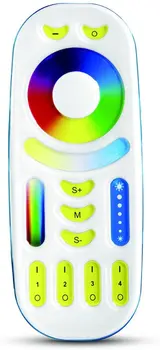 Milight 2.4G RF Wireless 4-Zone RGB+CCT Remote Controller(Not Include Battery) for Mi-Light RGB+CCT WiFi Led Light Bulb 8W E26,4
Milight 2.4G RF Wireless 4-Zone RGB+CCT Remote Controller(Not Include Battery) for Mi-Light RGB+CCT WiFi Led Light Bulb 8W E26,4