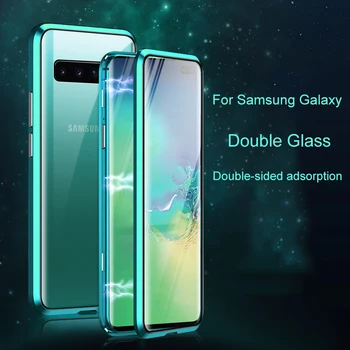 Second Generation Adsorption Magnetic Metal Double Tempered Glass Case for Samsung Galaxy M30 M20 A8 PLUS A9 A7 2018 Case Cover
Second Generation Adsorption Magnetic Metal Double Tempered Glass Case for Samsung Galaxy M30 M20 A8 PLUS A9 A7 2018 Case Cover