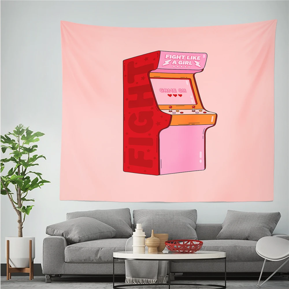 Pink Creative Series Wall Tapestry Personality Cartoon Pattern Printed Wall Cloth Tapestry Hippie Art Home Decor Yoga Mat Carpet
Pink Creative Series Wall Tapestry Personality Cartoon Pattern Printed Wall Cloth Tapestry Hippie Art Home Decor Yoga Mat Carpet