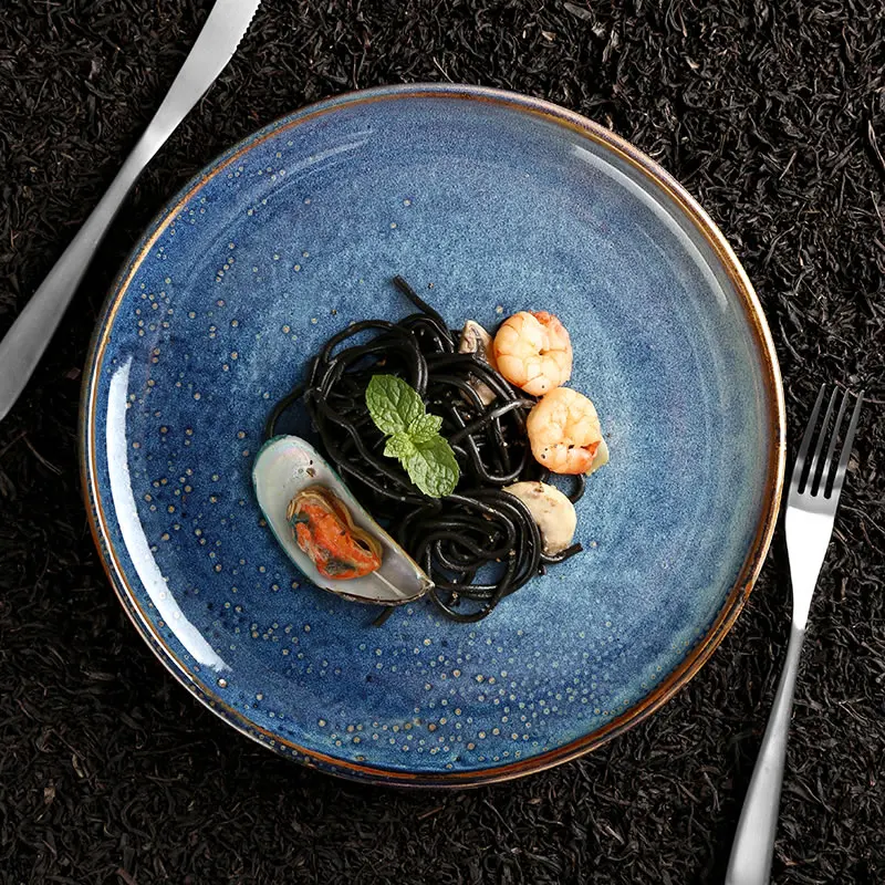 Ceramic Dinner Plates Steak Plate Northern Household Star Night Pattern Fruit Tray Flat Plate Dinnerware
Ceramic Dinner Plates Steak Plate Northern Household Star Night Pattern Fruit Tray Flat Plate Dinnerware