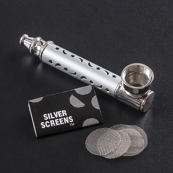 New 1set Smoking Pipe Set With 5 Screens Metal Pipes Creative Rasta Tobacco Pipe Gift Mill Smoke Narguile
New 1set Smoking Pipe Set With 5 Screens Metal Pipes Creative Rasta Tobacco Pipe Gift Mill Smoke Narguile