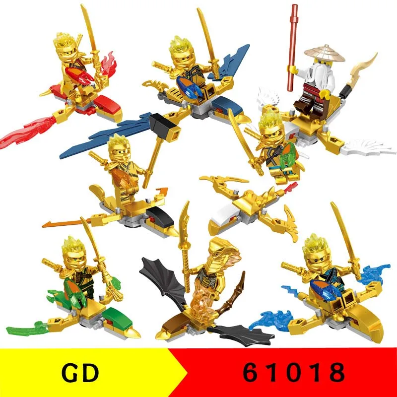 New Compatible LegoINGlys Ninjagoes Golden Snake WU MINI Figure Bricks Building Blocks Learning Toys For Children Gifts 61018
New Compatible LegoINGlys Ninjagoes Golden Snake WU MINI Figure Bricks Building Blocks Learning Toys For Children Gifts 61018