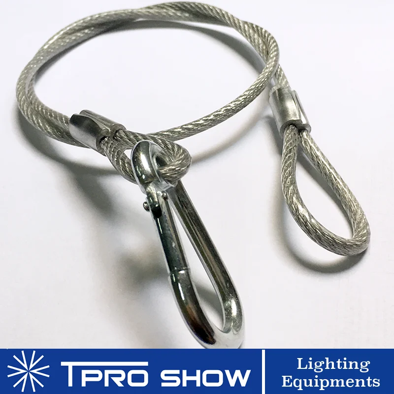 60cm Length Rope Stage Light Safety Cable Steel Wire For Disco Light LED Moving Head Par Light Effect DJ Equipment Protection
60cm Length Rope Stage Light Safety Cable Steel Wire For Disco Light LED Moving Head Par Light Effect DJ Equipment Protection