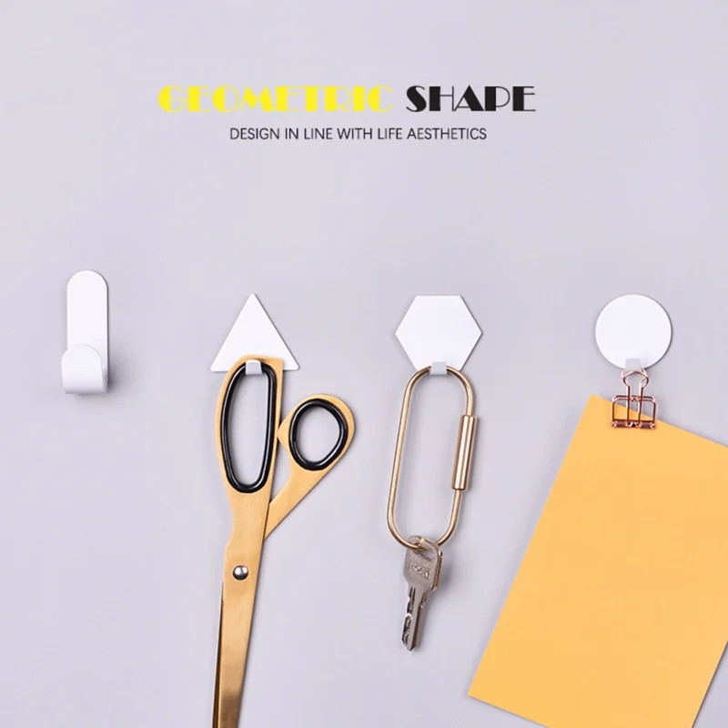 4pcs/set Geometric Shape Wall Hooks Office Home Decorations Accessories Wall Key Holder Organizer Door Rack
4pcs/set Geometric Shape Wall Hooks Office Home Decorations Accessories Wall Key Holder Organizer Door Rack