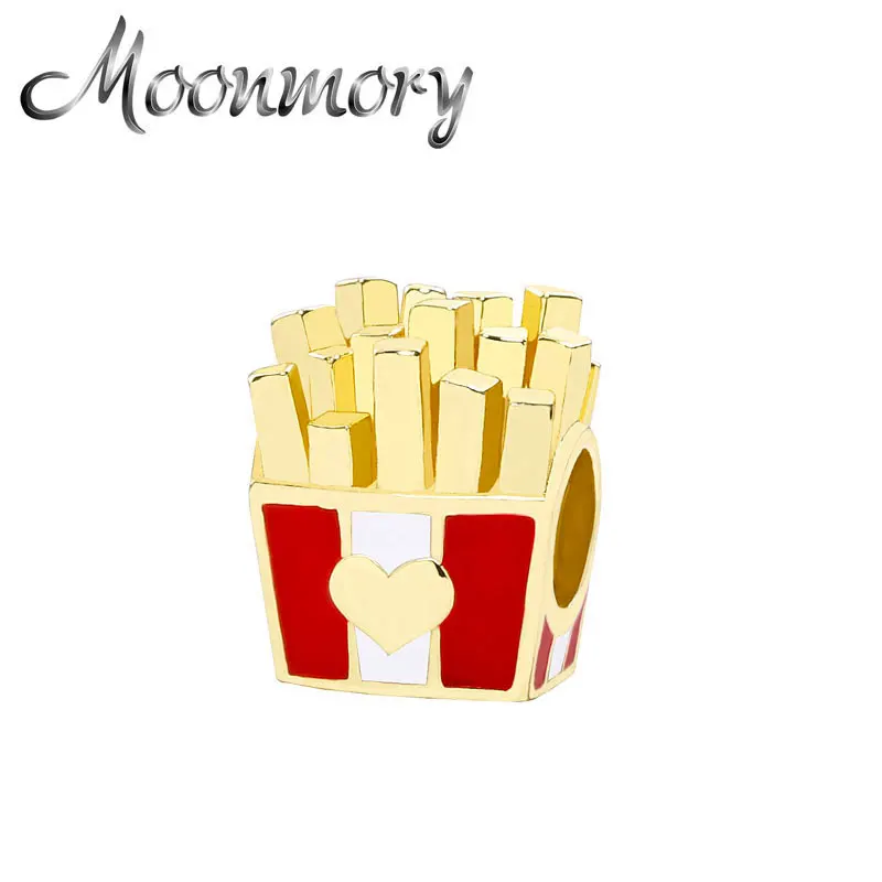 Moonmory 925 Sterling Silver Little French Fries Box Beads For Girls Original Charms For Christmas Gifts DIY Bracelet Jewelry
Moonmory 925 Sterling Silver Little French Fries Box Beads For Girls Original Charms For Christmas Gifts DIY Bracelet Jewelry