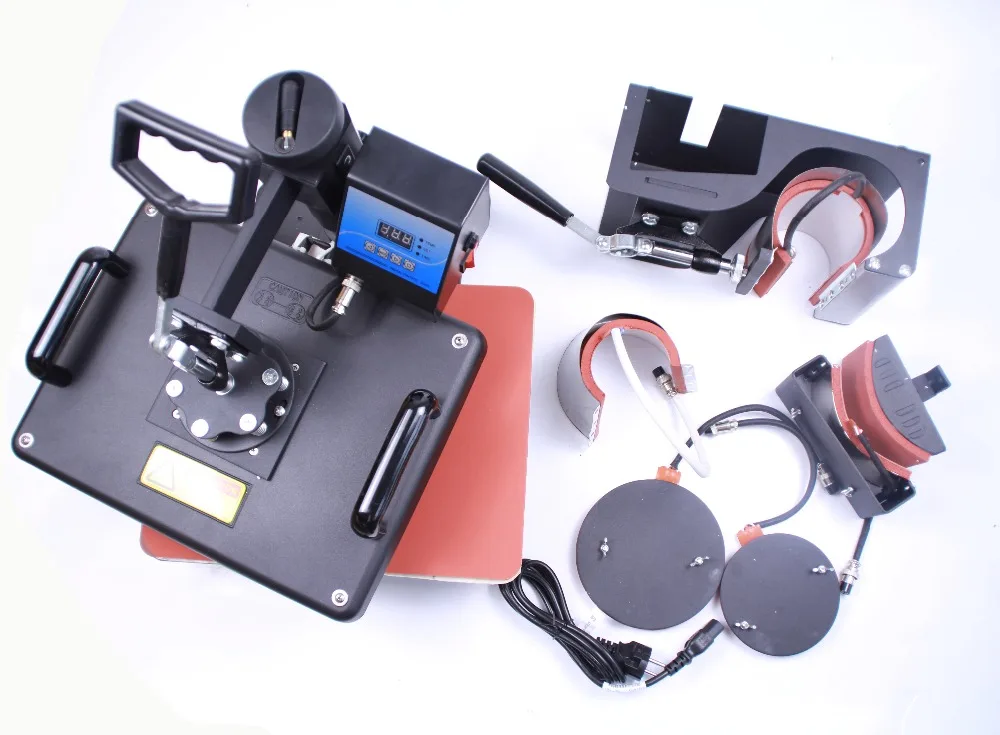 Free shipping 6 in 1 combo mug photo printing machine Digital Manual Combo Heat Press Machines hat plate mug sublimation machine
Free shipping 6 in 1 combo mug photo printing machine Digital Manual Combo Heat Press Machines hat plate mug sublimation machine