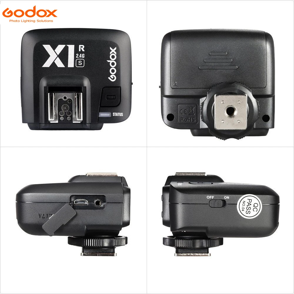 Godox X1R C / N S TTL 2 4G беспроводной флэш приемник для X1T C/N/S Xpro триггер Canon Nikon Sony DSLR