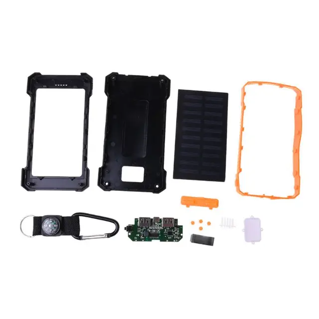 LED podwójne porty USB Panel słoneczny Power Bank Case zwięzłe i vogue style ładowarka DIY zestawy Box dla Samsung 18 #820 tanie i dobre opinie ≥8000mAh NONE CN (pochodzenie) Power Case Plastic shell LED podwójne porty USB Panel słoneczny Power Bank Case zwięzłe i vogue style ładowarka DIY zestawy Box dla Samsung 18 #820 tanie i dobre opinie ≥8000mAh NONE CN (pochodzenie) Power Case Plastic shell