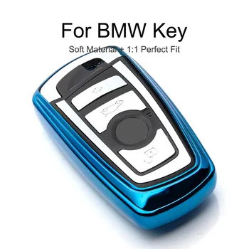 KUKAKEY 6 Colors Remote Smart TPU Car Key Cover Case For BMW 520 525 730li 740 118 320i Key Bag Shell Holder Keyring keychain
KUKAKEY 6 Colors Remote Smart TPU Car Key Cover Case For BMW 520 525 730li 740 118 320i Key Bag Shell Holder Keyring keychain