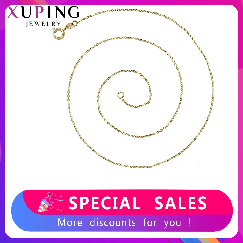 Xuping Fashion Romantic Necklace Light Yellow Gold Color Plated Long Necklace for Women Nice Jewelry Gifts S200.5-45910
Xuping Fashion Romantic Necklace Light Yellow Gold Color Plated Long Necklace for Women Nice Jewelry Gifts S200.5-45910