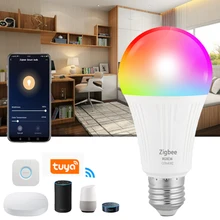 AC85-265V ZigBee Smart Blub Supports Tuya App Gateway RGBCW Colorful Dimmable Works With Alexa Google Home
AC85-265V ZigBee Smart Blub Supports Tuya App Gateway RGBCW Colorful Dimmable Works With Alexa Google Home