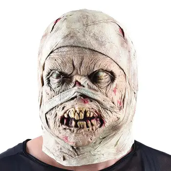 1PC Creative Scary Horrible Realistic Creepy Zombie Mummy Mask for Costumes Masquerade Cosplay Party Props
1PC Creative Scary Horrible Realistic Creepy Zombie Mummy Mask for Costumes Masquerade Cosplay Party Props