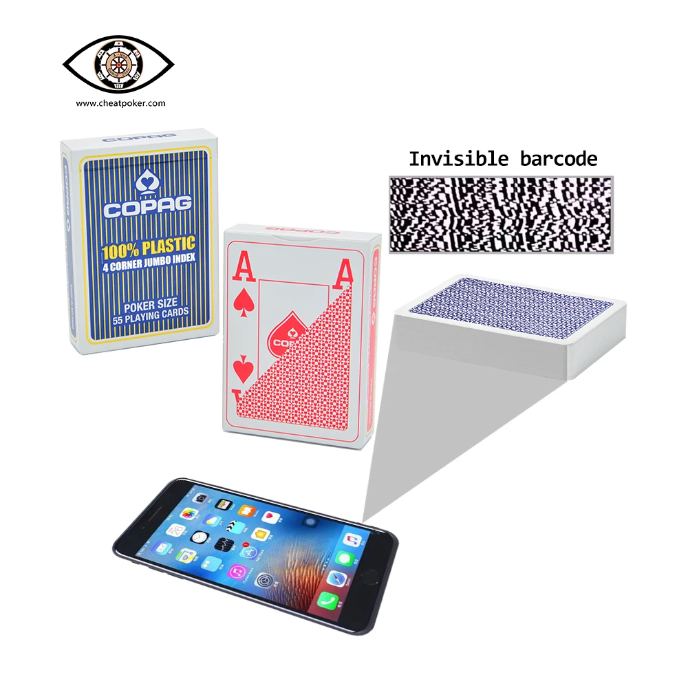 

Plastic Copag Cards for Poker, Mark Card, Jumbo Index, Magic Tricks Deck, Party Board Game, Anti Cheat Playing Cards