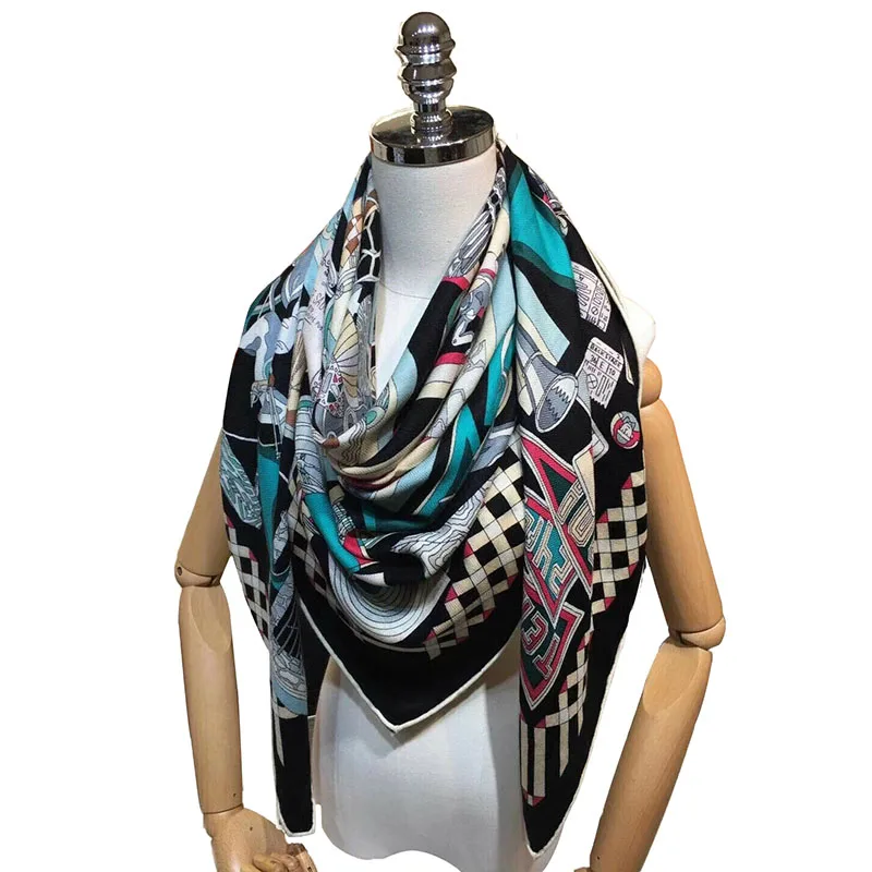 Luxury 70% Cashmere 30% Silk Thin Scarf Women Fashion Printed Shawl Stole Winter Warm Kerchief Gift 135x135cm
Luxury 70% Cashmere 30% Silk Thin Scarf Women Fashion Printed Shawl Stole Winter Warm Kerchief Gift 135x135cm