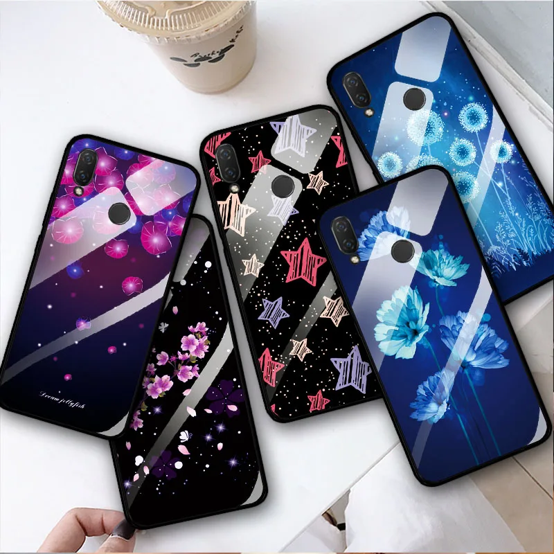 Tempered Glass Lotus Pattern Cases For Huawei PSmart 2019 P20 Lite Edge Frame Case Cover For Honor Play 8C 8X 10 Lite Nova 3 3i
Tempered Glass Lotus Pattern Cases For Huawei PSmart 2019 P20 Lite Edge Frame Case Cover For Honor Play 8C 8X 10 Lite Nova 3 3i