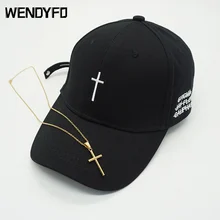 Cruz alta Qualidade Boné de Beisebol 100% Algodão Snapback Chapéus Osso Para Homens Mulheres Casuqette Unissex Casual Bordado Snapback Caps(China)