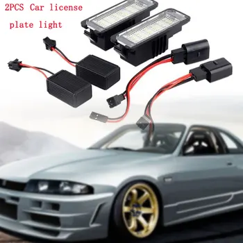 2PCS LED Number License Plate Frame Light Lamps 6500K White Light Car License Plate Light Car Exterior Decoration Accessories
2PCS LED Number License Plate Frame Light Lamps 6500K White Light Car License Plate Light Car Exterior Decoration Accessories