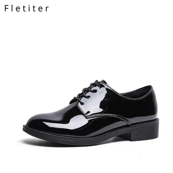 Fletiter Flats British Style Oxford Shoes Women Spring Leather Oxfords Flat Heel Casual Shoes Lace Up Womens Shoes Retro Brogues
Fletiter Flats British Style Oxford Shoes Women Spring Leather Oxfords Flat Heel Casual Shoes Lace Up Womens Shoes Retro Brogues