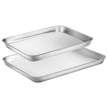 Toaster Oven Tray Pan,Baking Sheet Stainless Steel Cookie Sheet Rectangle,Easy Clean, Dishwasher Safe (12Inch 10Inch)
Toaster Oven Tray Pan,Baking Sheet Stainless Steel Cookie Sheet Rectangle,Easy Clean, Dishwasher Safe (12Inch 10Inch)