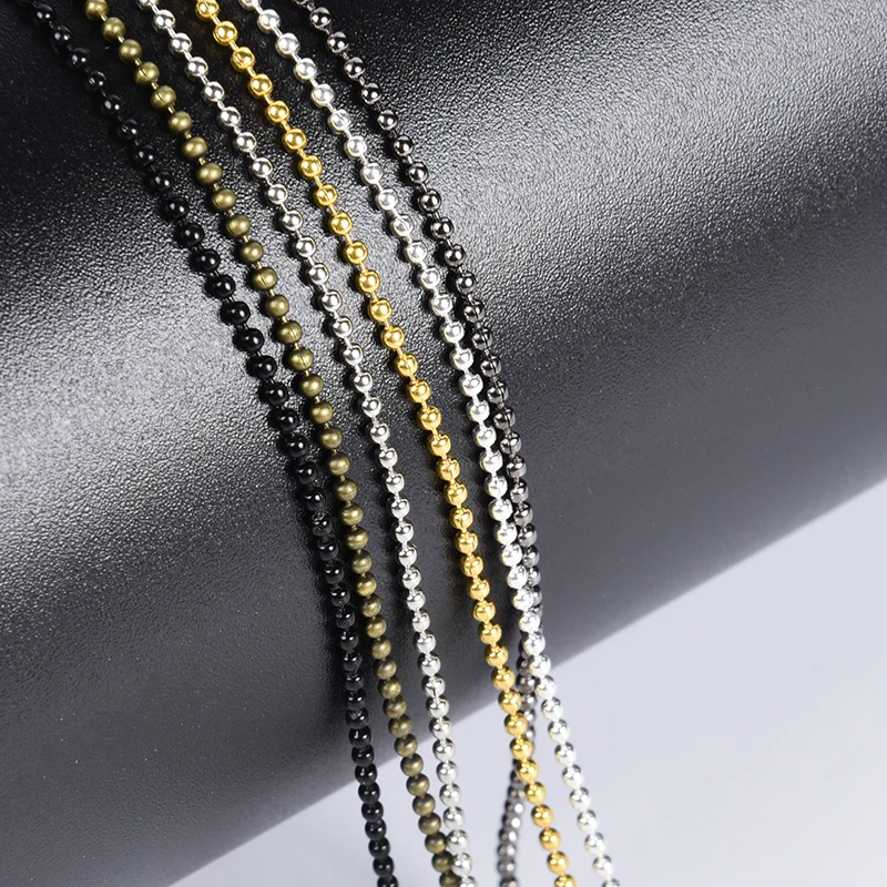10 Meter Metal Alloy Ball Beads Chains Accessories For Necklaces DIY Jewelry Making Findings
10 Meter Metal Alloy Ball Beads Chains Accessories For Necklaces DIY Jewelry Making Findings