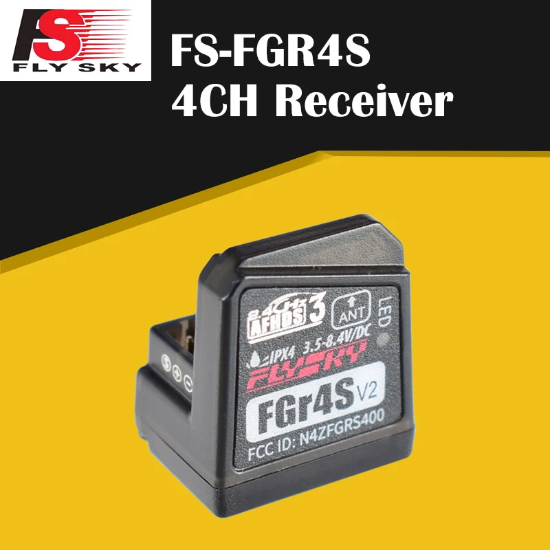 Приемник Flysky FGR4S FS 4CH 2 4G может быть PPM/IBUS выход для FG4 передатчика|Детали и