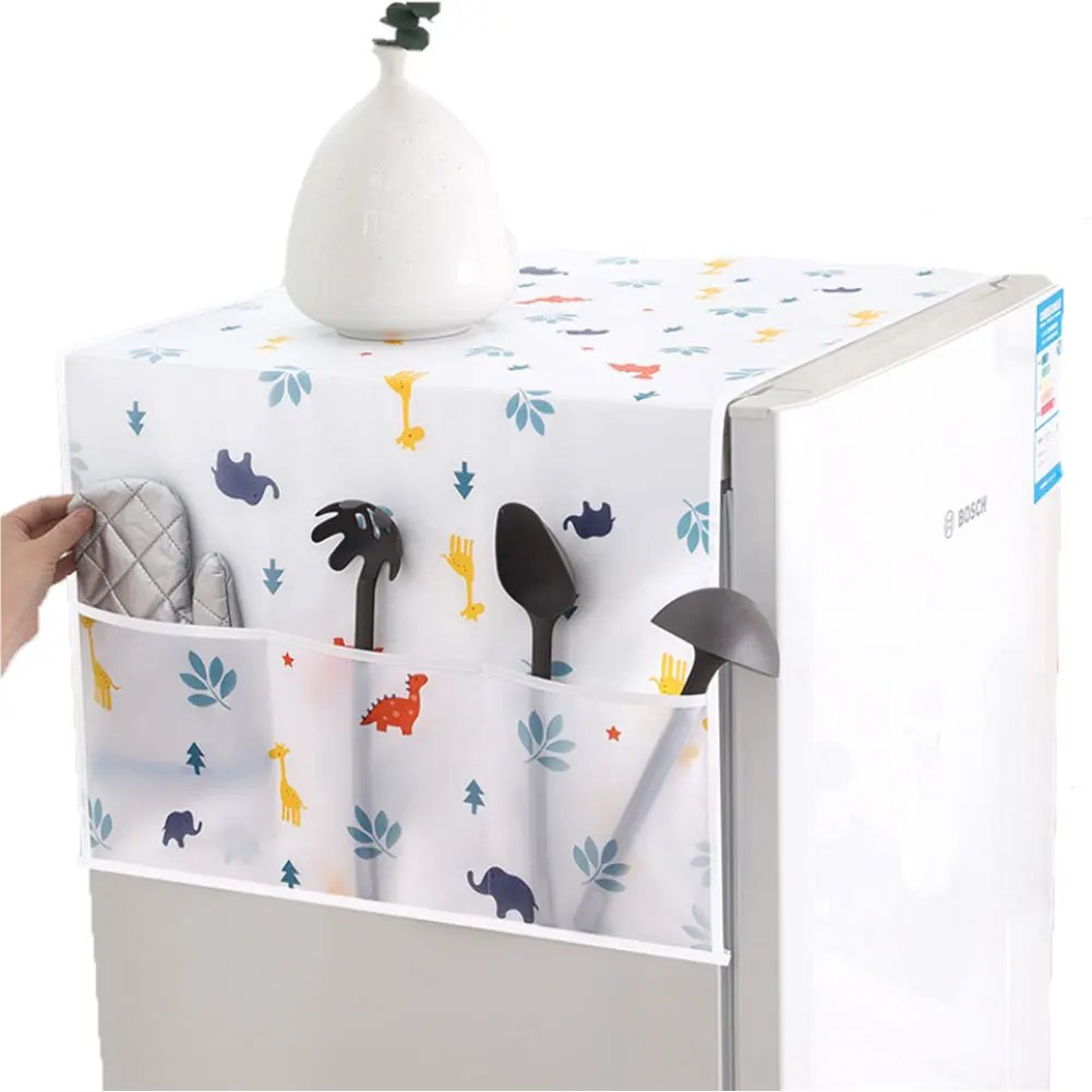 AA Waterproof Refrigerator Dust Cover with 2 Storage Pockets, Washing Machine Top Cloth for Kitchen Bathroom
AA Waterproof Refrigerator Dust Cover with 2 Storage Pockets, Washing Machine Top Cloth for Kitchen Bathroom