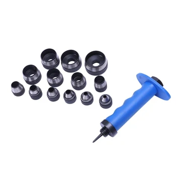 14 Pcs Sharp Hollow Punch Tool Kit 13 Sizes Pin Point Leather Copper Gasket Holes
14 Pcs Sharp Hollow Punch Tool Kit 13 Sizes Pin Point Leather Copper Gasket Holes