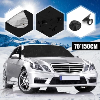 70x150cm Universial Universal Car Windscreen Cover Front Windshield Sunshades Anti Sonw Ice Dust Sun Protector Shield Winter
70x150cm Universial Universal Car Windscreen Cover Front Windshield Sunshades Anti Sonw Ice Dust Sun Protector Shield Winter