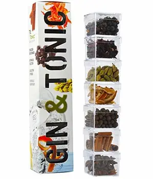 Gin Tonic Cocktail Gewürze & Kräuter - Geschenk Set mit 7 Aroma Beuteln um schnell und einfach einen geschmackvollen
Gin Tonic Cocktail Gewürze & Kräuter - Geschenk Set mit 7 Aroma Beuteln um schnell und einfach einen geschmackvollen