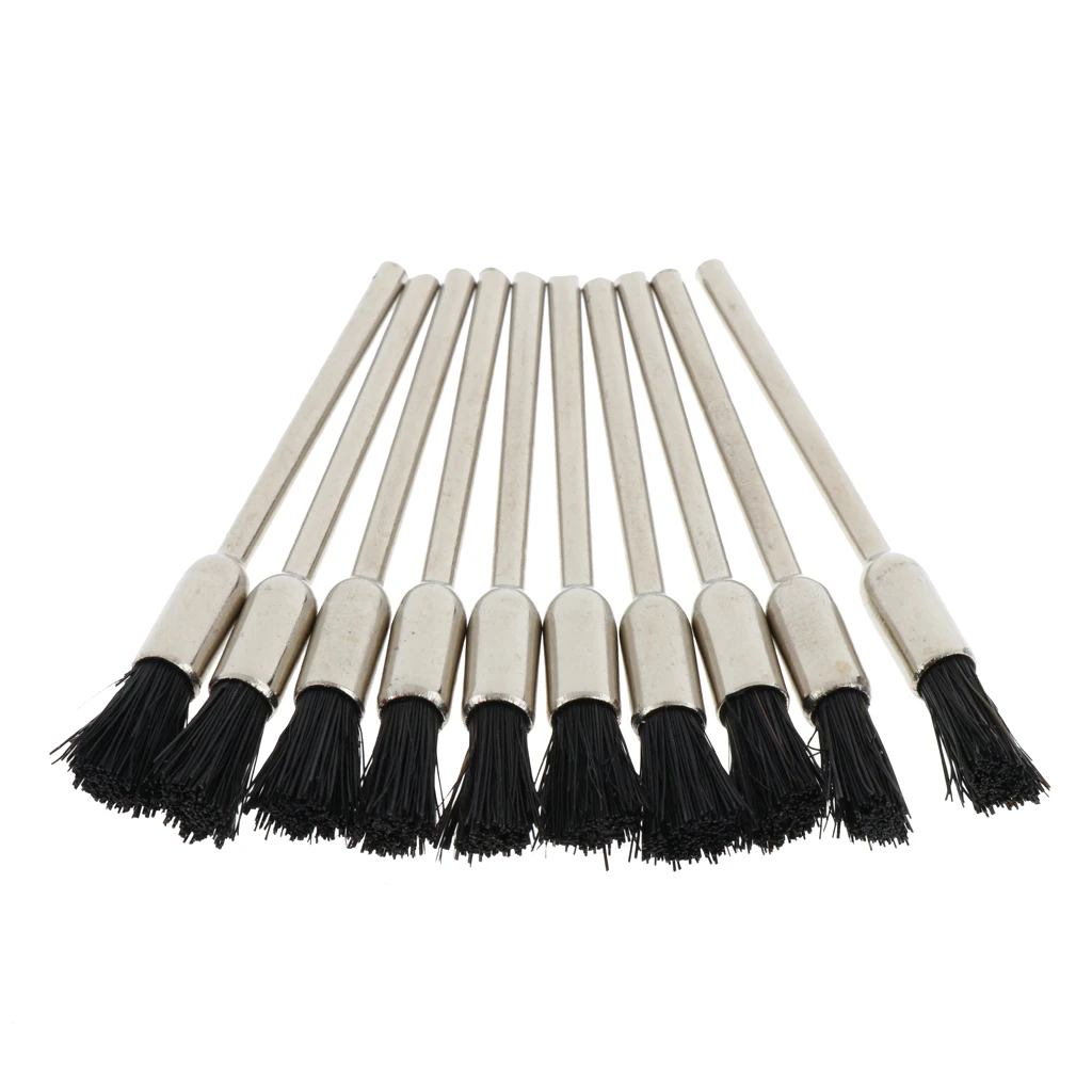 Generic Wire Wheel Brush Set, 10pcs Steel Buffing Polishing Brushes