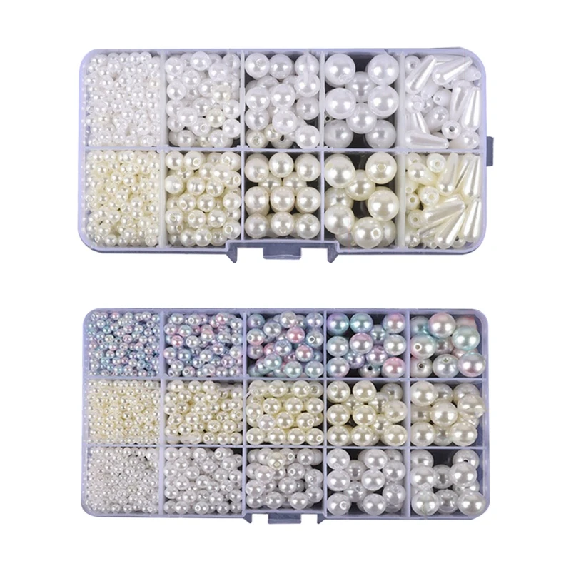 Pearls Beads with Holes White Ivory ABS Plastic Loose Teardrop Spacer Beads Kit for DIY Jewelry Wedding Props Accessories
Pearls Beads with Holes White Ivory ABS Plastic Loose Teardrop Spacer Beads Kit for DIY Jewelry Wedding Props Accessories