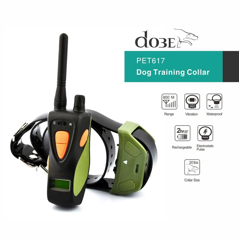Dog Collar Training Remote Control Pet Electronic Shock Rechargeable Waterproof Dog Training Collar Electric
Dog Collar Training Remote Control Pet Electronic Shock Rechargeable Waterproof Dog Training Collar Electric