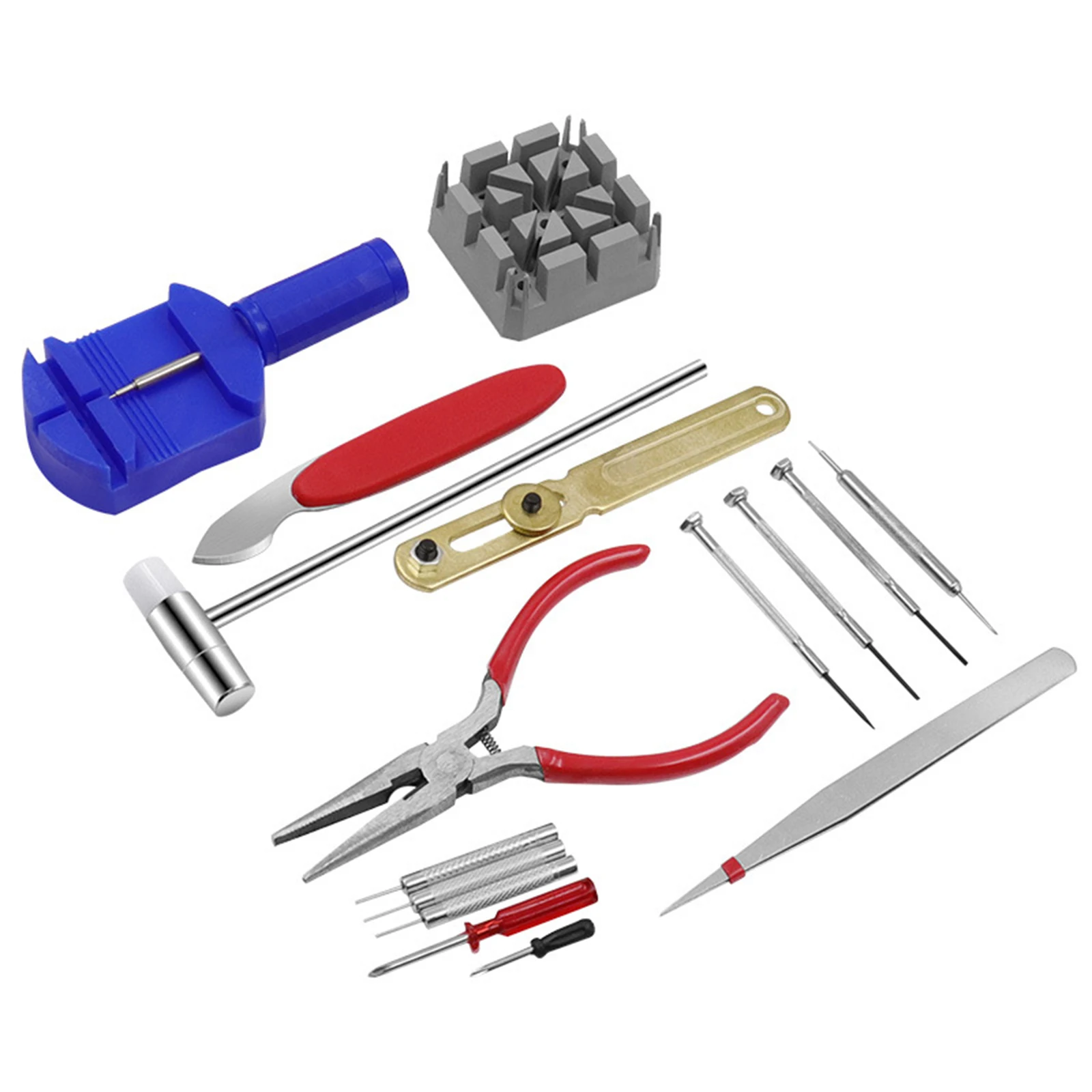 16 In 1 Watch Repair tool Kit Watch Link Pin Remover Case Opener Spring Bar Remover Horlogemaker Gereedschap Repair Watch Tools
16 In 1 Watch Repair tool Kit Watch Link Pin Remover Case Opener Spring Bar Remover Horlogemaker Gereedschap Repair Watch Tools