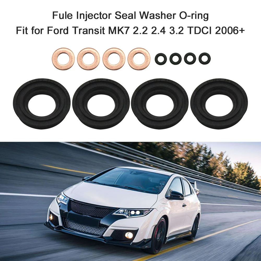 12pcs Fule Injector Seal Washer O-ring Fit for Ford Transit MK7 2.2 2.4 3.2 TDCI 2006+
12pcs Fule Injector Seal Washer O-ring Fit for Ford Transit MK7 2.2 2.4 3.2 TDCI 2006+