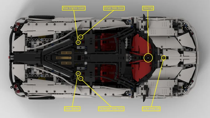 31944 MOC 31944 Pagani Huayra by Joebot360 with 3294 pieces