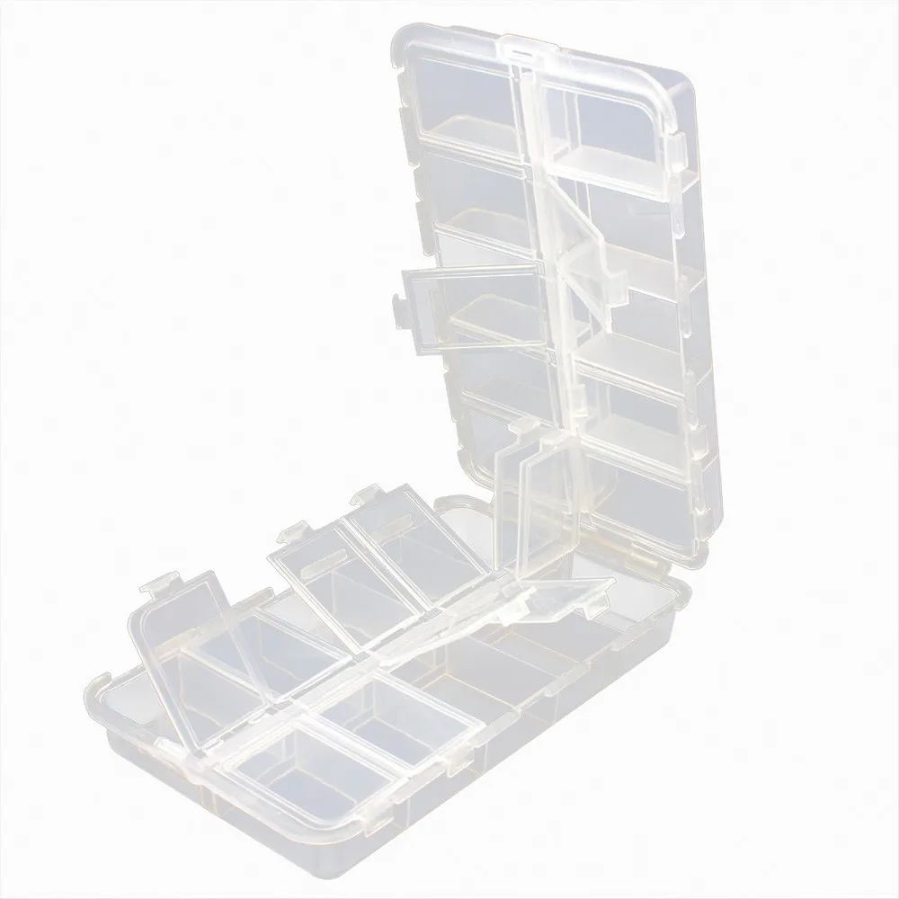 Compartments Storage Case Box Plastic Fishing Lure Spoon Hook Bait Tackle Box Small Accessory Box Square Fishhook Box
Compartments Storage Case Box Plastic Fishing Lure Spoon Hook Bait Tackle Box Small Accessory Box Square Fishhook Box
