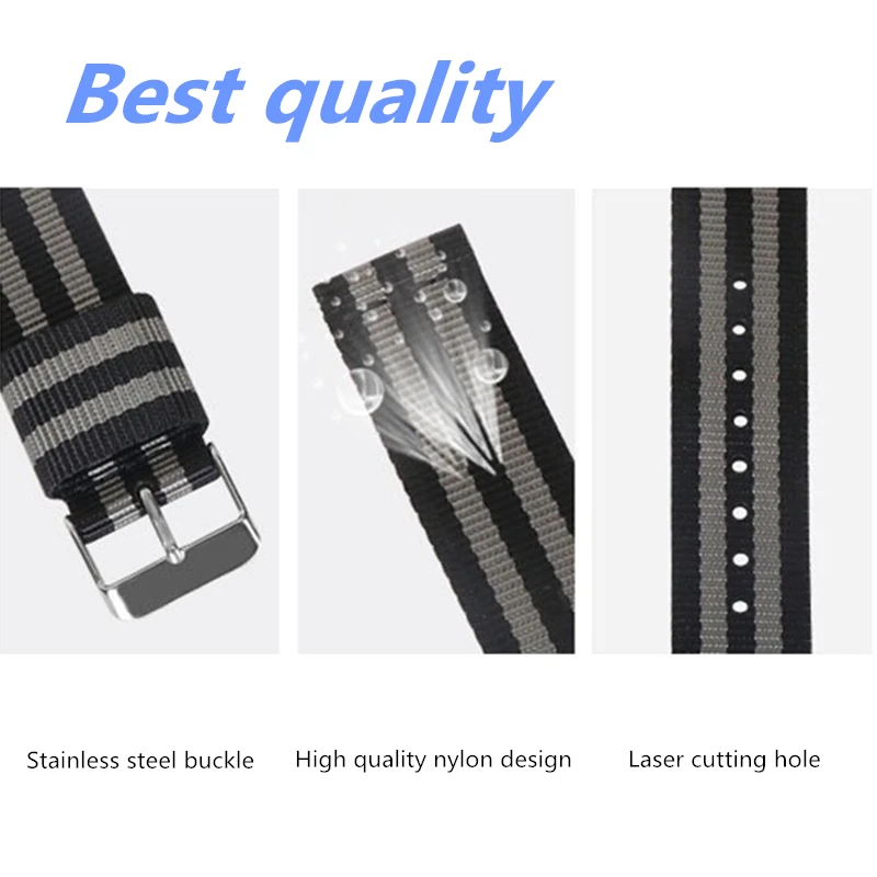 Mi Band 4 Strap Metal Case Bracelet Miband4 Black Nylon loop replaceable Bracelet for Xiaomi Mi band 3 Sports Wristband (6)