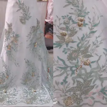 Newest african tulle lace fabrics with beads embroidery african french lace JIANXI.C-589813 high quality
Newest african tulle lace fabrics with beads embroidery african french lace JIANXI.C-589813 high quality