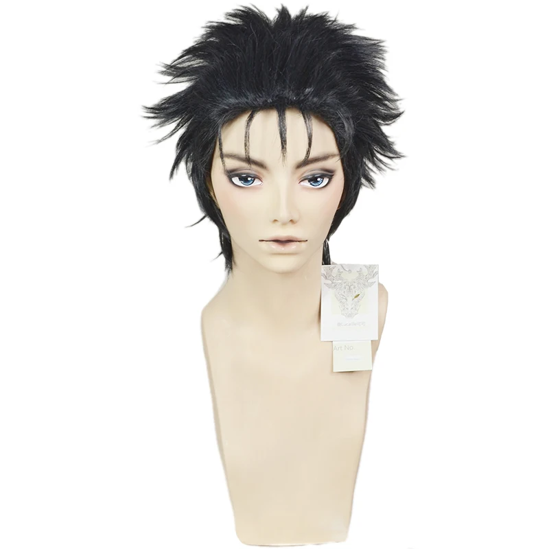 Steins Gate Rintarou Okabe Black Short Slick Back Straight Heat Resistant Synthetic Hair Cosplay Props Halloween + Free Wig Cap
Steins Gate Rintarou Okabe Black Short Slick Back Straight Heat Resistant Synthetic Hair Cosplay Props Halloween + Free Wig Cap