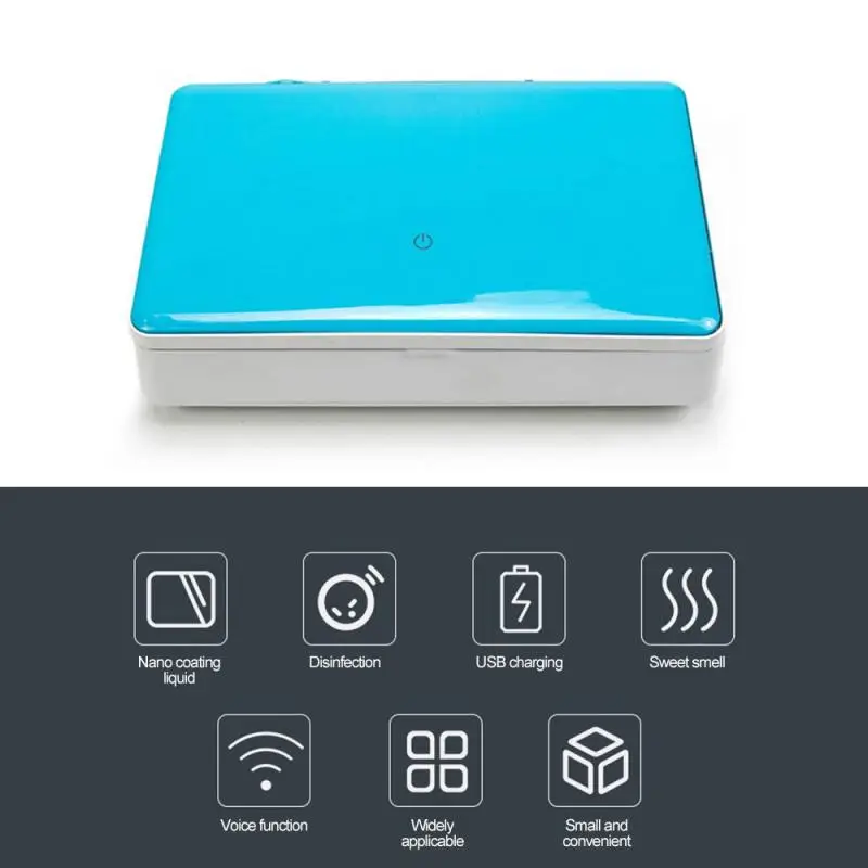 1pc Multifunctional Mobile Phone Wireless Charger Mask Sterilization UV Sterilizer Disinfection Box Automatic Sterilization
1pc Multifunctional Mobile Phone Wireless Charger Mask Sterilization UV Sterilizer Disinfection Box Automatic Sterilization