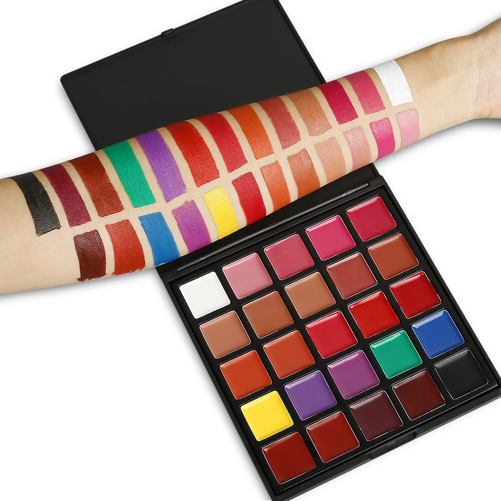 Professional 25 Colors Non-marking Authentic Lip Gloss Lipstick Cosmetic Makeup Palette Keep 24 Hours Makeup lipgloss Set
Professional 25 Colors Non-marking Authentic Lip Gloss Lipstick Cosmetic Makeup Palette Keep 24 Hours Makeup lipgloss Set
